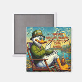 Gepensioneerd en ontspannen magneet (Voorkant / Achterkant)