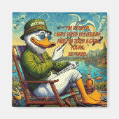 Gepensioneerd en ontspannen magneet (Voorkant)