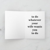 Gepensioneerd en vrij kaart (Binnen)