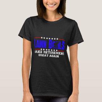 Gepensioneerd Funny Lawn Bowls Lawn Bowling T-shirt