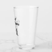 Gepensioneerd Ga Vissen Zwart Tekst Glas (Links)
