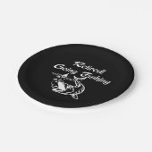 Gepensioneerd gaan Gevist Papieren Bordje (Gekanteld)