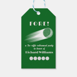 Gepensioneerd Golf Fore T-shirt-Riffic Pensioenfee Cadeaulabel