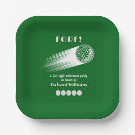 Gepensioneerd Golf Fore T-shirt-Riffic Pensioenfee Papieren Bordje