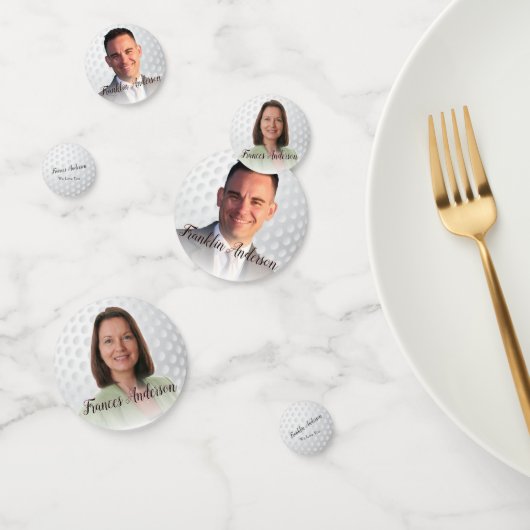 Gepensioneerd Golfspeler Echtpaar Moeder Vader 2 A Confetti (Groep)