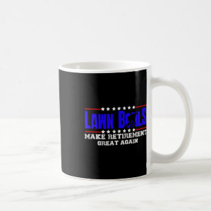 Gepensioneerd Grappig Gras Bowling Cadeau Voor Man Koffiemok