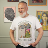 Gepensioneerd | Grappig pensioen huwelijksgeschenk T-shirt