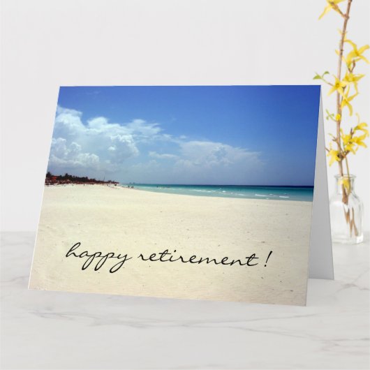 Gepensioneerd groot strand kaart (Gele Bloem)