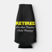 Gepensioneerd Hellow Pensioen (donker) Flesjeskoeler (Voorkant)