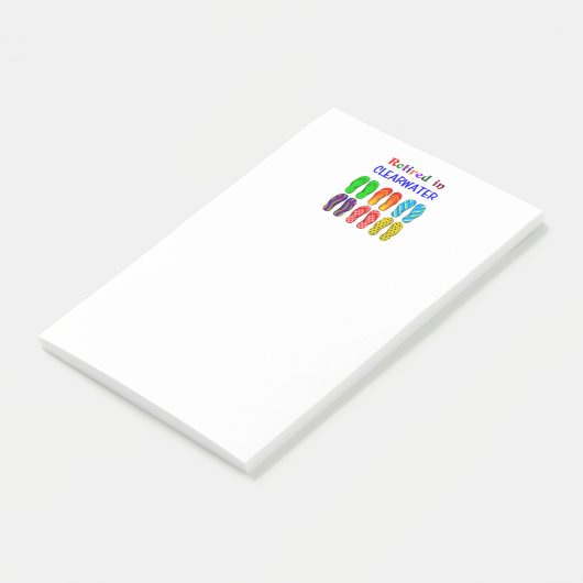 Gepensioneerd in Clearwater, populair design, Post-it® Notes (Schuin)