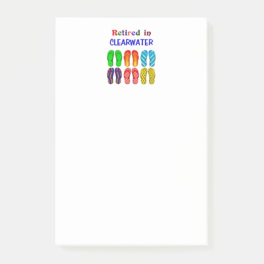 Gepensioneerd in Clearwater, populair design, Post-it® Notes (Voorkant)