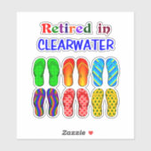 Gepensioneerd in Clearwater, Sticker (Vel)