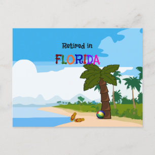 Gepensioneerd in Florida Briefkaart