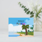 Gepensioneerd in Florida Briefkaart (Staand voorkant)