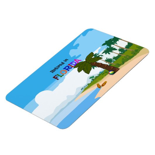 Gepensioneerd in Florida Magneet (Linkerzijde)