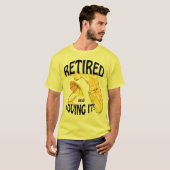 Gepensioneerd in Sunny Florida T-shirt (Voorkant volledig)