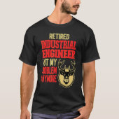Gepensioneerd industrieel ingenieur hertenjacht t-shirt (Voorkant)