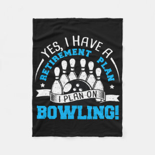 Gepensioneerd Ja, ik heb een pensioenplan I - Bowl Fleece Deken