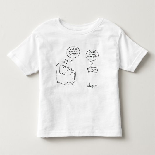 Gepensioneerd Kinder Shirts (Voorkant)
