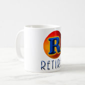 Gepensioneerd Koffiemok (Voorkant links)