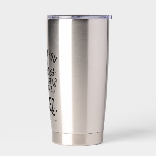 Gepensioneerd leraar Hoofd van School Pensioen Gag Geïsoleerde Drinkbeker (Links)