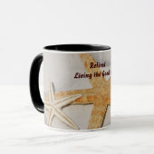 Gepensioneerd...Leven van het goede leven Mok (Voorkant links)