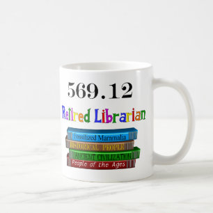 Gepensioneerd Librarian 569.0 (Dewey Decimal Syste Koffiemok