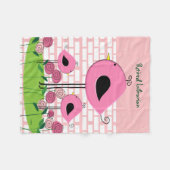 Gepensioneerd Librarian Fleece Blanket (Voorkant (Horizontaal))