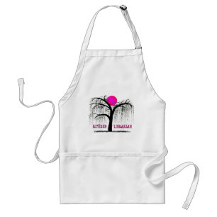 Gepensioneerd Librarian Gifts die Willow Design Standaard Schort