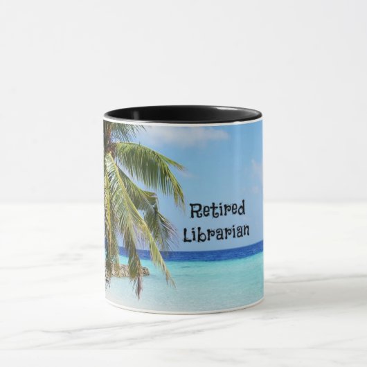 Gepensioneerd Librarian Mok (Midden)