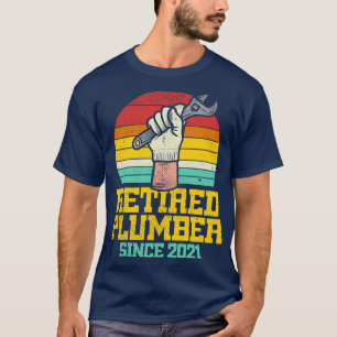 Gepensioneerd loodgieter 2021 t-shirt