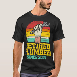 Gepensioneerd loodgieter 2021 t-shirt
