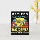 Gepensioneerd maar altijd een buschauffeur in hart kaart (Gele Bloem)