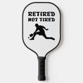 Gepensioneerd maar niet moe pensioen pickleball sp paddle