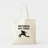 Gepensioneerd maar niet moe pensioen pickleball sp tote bag (Voorkant)