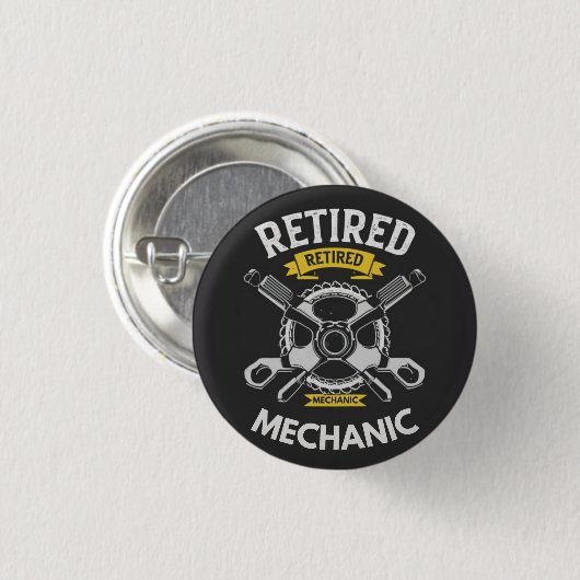 Gepensioneerd mechanisme ronde button 3,2 cm (Voorkant /achterkant)