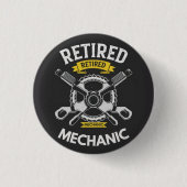 Gepensioneerd mechanisme ronde button 3,2 cm (Voorkant)
