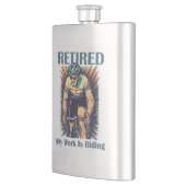 Gepensioneerd Mijn werk is fietsen Flacon (Links)