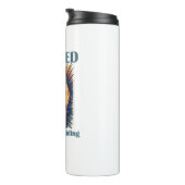 Gepensioneerd Mijn werk is fietsen Thermosbeker (Geroteerd rechts)