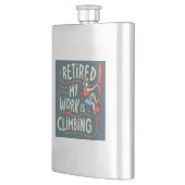 Gepensioneerd Mijn werk is het beklimmen van vloei Flacon (Links)