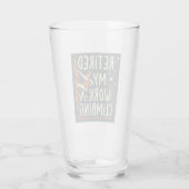 Gepensioneerd, mijn werk is klimmen glas (Achterkant)