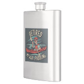 Gepensioneerd mijn werk is peddelen kajak flacon (Links)