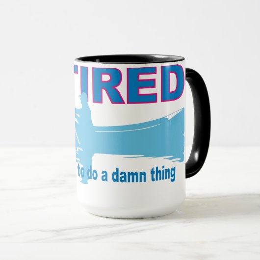 Gepensioneerd Mok (Voorkant rechts)