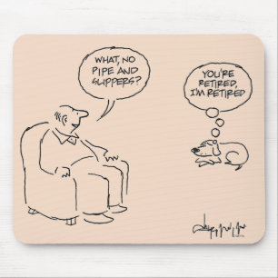 Gepensioneerd Muismat