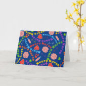 Gepensioneerd Neuro verpleegster Kaart (Gele Bloem)