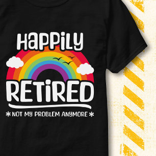 Gepensioneerd Niet Meer Mijn Probleem Leuk Pensioe T-shirt