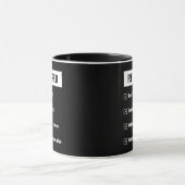 Gepensioneerd Niet mijn probleem Funny Retirement  Mok (Midden)