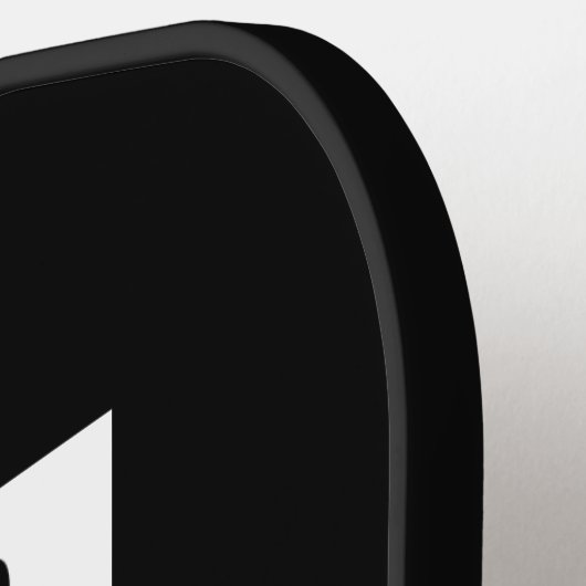 Gepensioneerd Niet mijn probleem Funny Retirement  Pickleball Paddle (Links Detail)