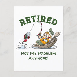 Gepensioneerd niet mijn probleem meer grappig Gevi Briefkaart