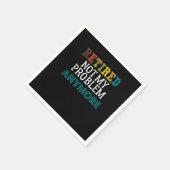 Gepensioneerd Niet mijn probleem meer grappige pen Servet (Hoek)